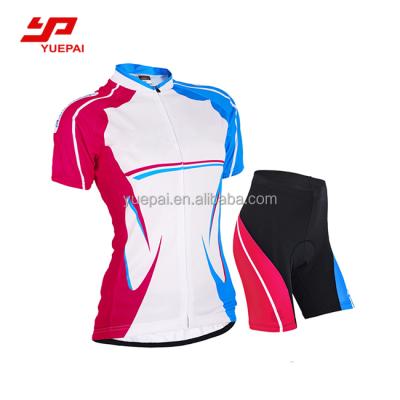 China Antibacterial Colorful Design Women Bike Tank Top Apparel Wear Shirt And Cycling Shorts Sublimation Ladies Cycling Tank Top for sale