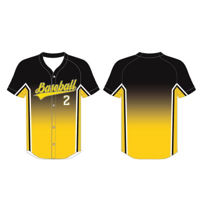 China Antibacterial Custom Baseball Jersey Manufacturer Team Wear Breathable Sportswear Dispenser for sale