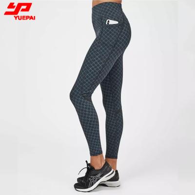 China OEM Dropshipping Antibacterial Custom Sublimated Print Recycled Women Equipment Fitness GYM Workout Sports Wear Yoga Leggings Set Activewear for sale