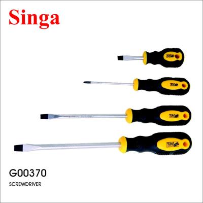 China Singa Hot Seller Plastic Screwdriver With Double-color Handle for sale