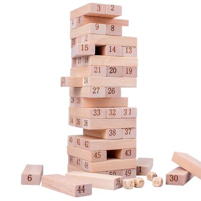 China 2020 Hot Selling Big Building Blocks Building Blocks Toy 2020 High Quality Smart Educational Funny Wooden Pile Kids Diy Game Toys for sale