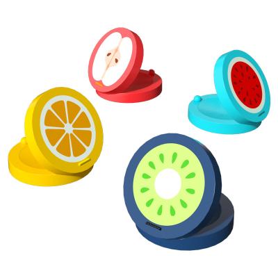 China Environmental Friendly Fruit Wooden Interesting Cartoon Children Animal Castanets Toys Children Round Enlightenment Puzzle Fin Board for sale