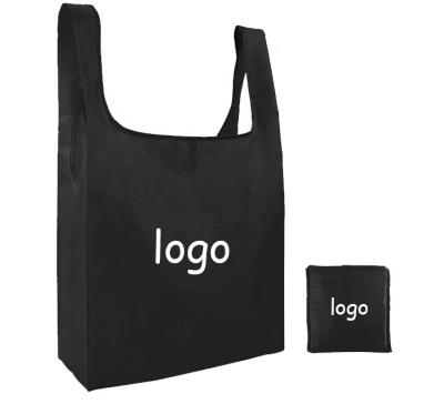 China Custom Eco Friendly Reusable Recycle Polyester Packaging Foldable RPET Shopping Bag for sale