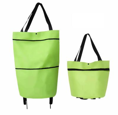 China Portable Creative New Design Trolley Bag Trolley Multifunctional Foldable Grocery Bag for sale