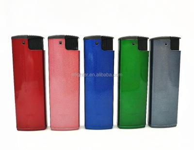 China Lighter Cheap Electronic Gas Refill FV10 Crystal Painted Color Refillable Plastic Gas Lighter for sale