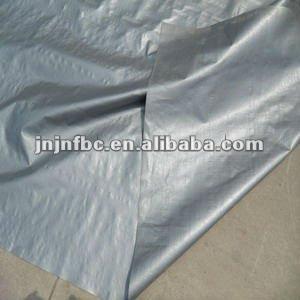 China Raincoat Silver / Color Silver PE Plastic Canvas Tarpaulin for sale