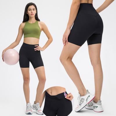 China 2021 New Product Waist Inner Pocket Multicolor Gym Breathable Top Sports Women's Shorts for sale