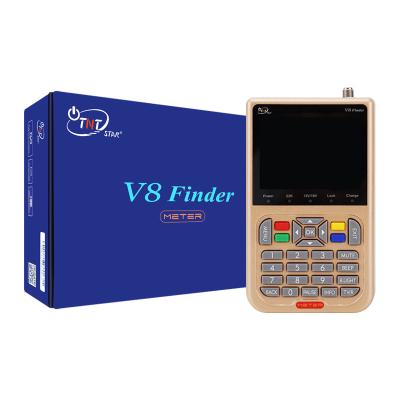 China Mini Box GTMEDIA V8 3.5 Inch LCD HD 1080P DVBS2/DVBS2X Satfinder Meter Digiatl Satellite Finder for sale