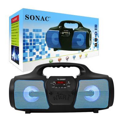 China SONAC TG-2302BT Speaker Boombox2 Outdoor Sports None Waterproof Wireless Speakers for sale