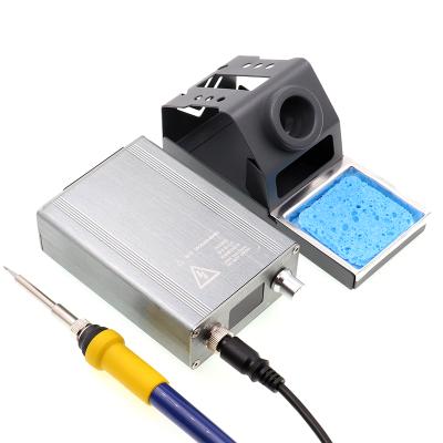 China Small Mini T12D Constant Temperature Iron Electric Welding Tool Soldering Soldering Station Smart Adjustable Mobile Phone Repair for sale