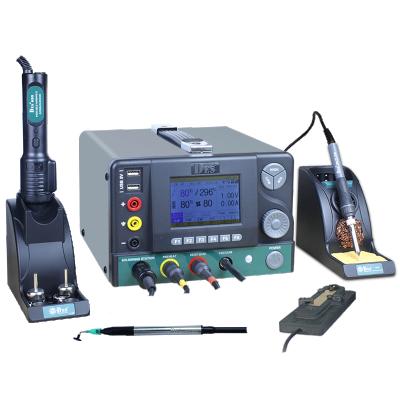 China DES H95 hot pneumatic gun five-in-one station digital display constant temperature electric soldering desoldering iron 430(L)*335(W)*193(H)mm for sale