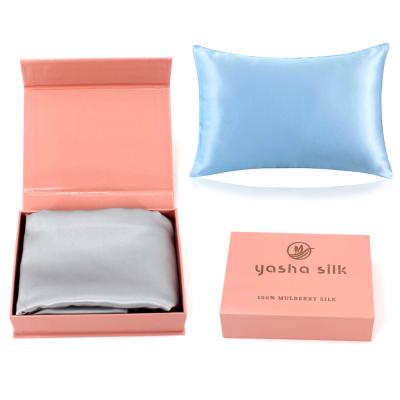 China Bedsure Pillowcase Set 100% Satin Pillowcases Mulberry Silk Pillow Case Antimicrobial Anti-Static Mask And Eye Sets for sale