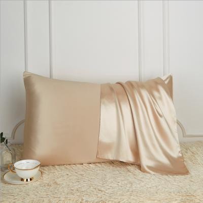 China Ethiopian Anti-Static 100 Percent Silk Satin Design Pillowcase Sheet Pillowcase Sets Satin Silk Pillowcase For Hair And Skin for sale