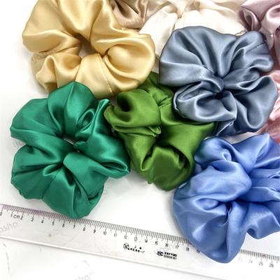 China Fashion 6CM Mulbery Large Silk Hair Scrunchies Scrunchies For Hair Scrunchies Custom Zipper for sale