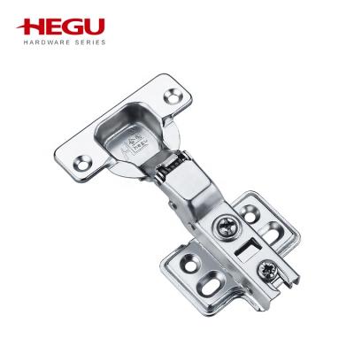 China Wooden Soft Closing Half Cabinet Slide Covered Iron Door Hinge for sale