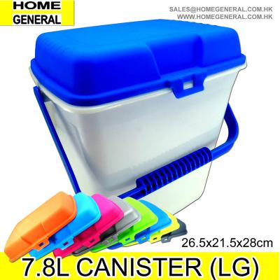 China GENERAL PURPOSE PLASTIC BUCKET viable BUCKET WITH LID AND HANDLE STORAGE METAL BOX WITH HANDLE for sale