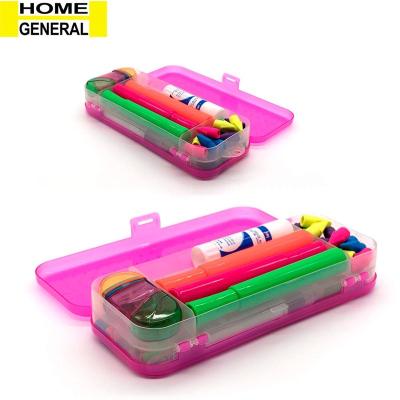 China Double Sided 4+3 Section PLASTIC PENCIL TRAY for sale