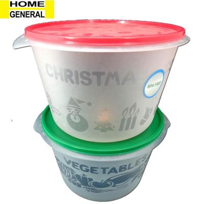 China Sustainable ROUND PLASTIC BUCKET WITH LID for sale