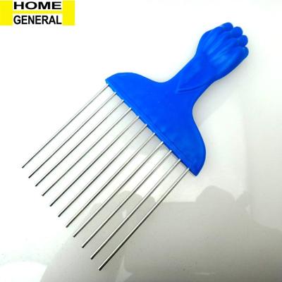 China METAL COMB PIK UNITANGLE METAL PINS PLASTIC COMB AFRO for sale