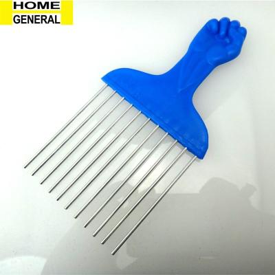 China METAL TEETH AFRO HAIR COMB METAL AFRO COMB for sale