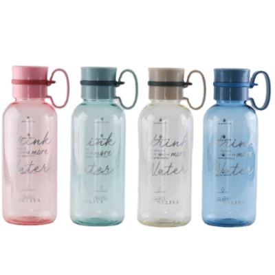 China Viable Non-Toxic Plastic Water Bottle Shake Cups Durable With Lid Protein Shaker Sports Bottle for sale