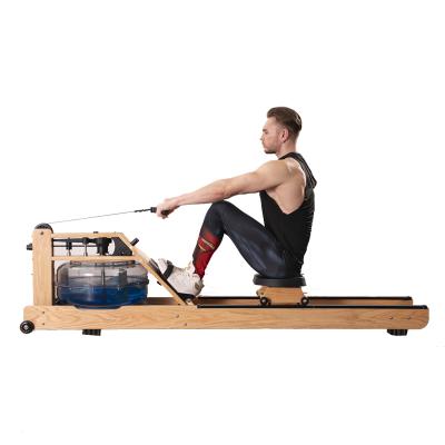 China Cardio Gym Equipment Commercial Use Equipment Wooden Water Rower Machine for sale