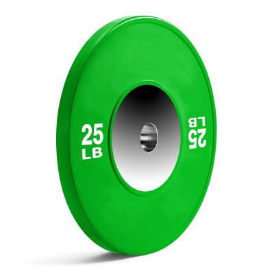 China Comfortable Wholesale Hot Sale Home Gym Weightlifting Training PU Colored Urethane Rubber Steeling Plates for sale