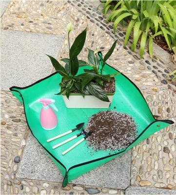 China Eco-friendly Green Low Price Plastic Rubber Waterproof Mat For Garden For Seeding Planting Flowers for sale