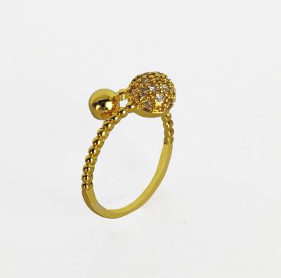 China New FASHIONABLE Design Jewelry Top Selling Fine Jewelry 18k Gold Plated Finger Rings For Women for sale