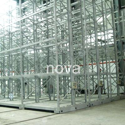 China Corrosion Protection NOVA Warehouse Q235 Steel Mobile Shelving Racks Heavy Duty Automatic Logistics Equipment Racking for sale