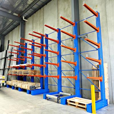 China Corrosion Protection NOVA Design Material Storage Warehouse Teardrop Shelving, Q235 Steel Cantilever Rack for sale