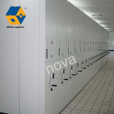 China Corrosion Protection NOVA Industrial Filing Library Shelves Storage System, Archive Movable Sliding Shelving for sale