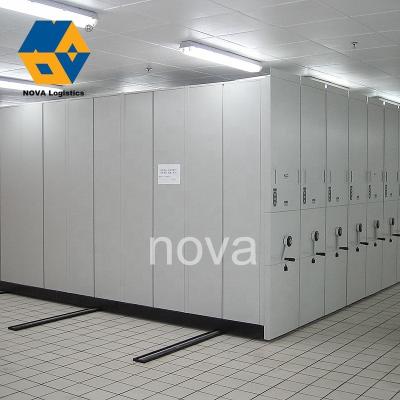 China Corrosion Protection NOVA Smart Mobile Racking, Stainless Steel Space Saver Smart Easy Operated Archive Shelving for sale