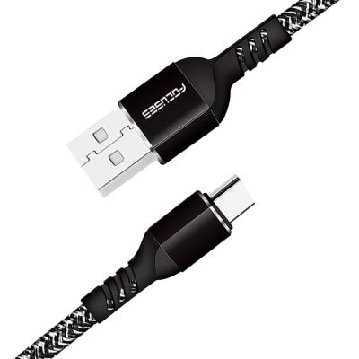 China Mattr-Schwarzes ISO9001 USB zu USB-Art c-Kabel-Nylon flocht Kabel USBs C zu verkaufen