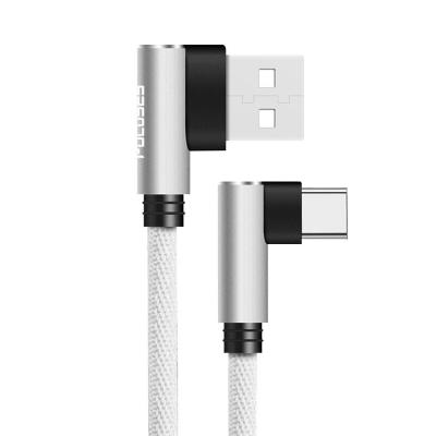 China o tipo C de 1m USB 2,0 cabografa o porto da curva cabo de USB C de 90 graus à venda