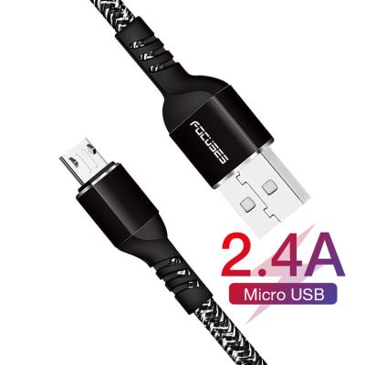 China van de de Micro- van 2.4A 6ft de Kabel Gegevensoverdracht van USB voor Android-Telefoon Te koop