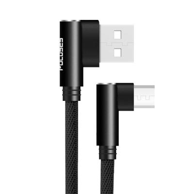 China Los focos los datos USB micro de 90 grados transfieren el cable para el teléfono móvil en venta