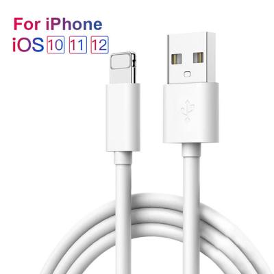 China TPE-pvc 3ft 6ft IPhone Laderskabel MFi 2.4A voor Apple IPhone Te koop