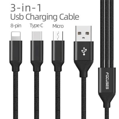 China Bens 3 em 1 cabo multifuncional OD 3.5mm de USB à venda