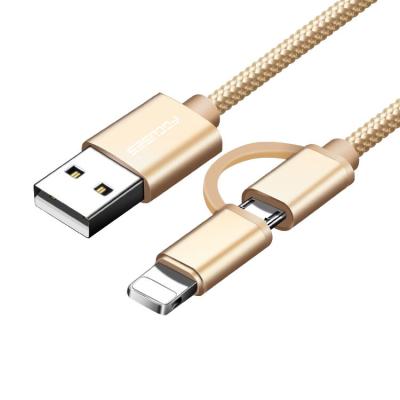 China cabo multifuncional 2 de 10Ft USB em 1 cabo da sincronização dos dados à venda