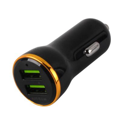 China OEM Rapid Phone Charger 5V 3.1A Dual USB Ports Car Charger for sale