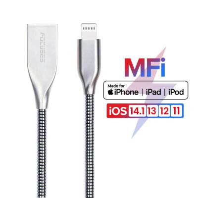 중국 3FT 6FT 10FT MFI 번개 케이블 모든 금속 고속 충전 호환 Apple 판매용