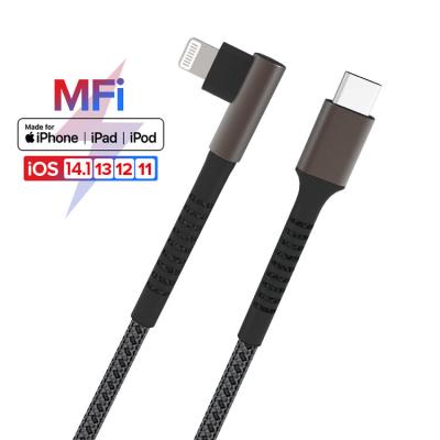 중국 번개 케이블 3ft 6ft PD 빠른 위탁에 똑똑한 C94 MFi USB C 판매용