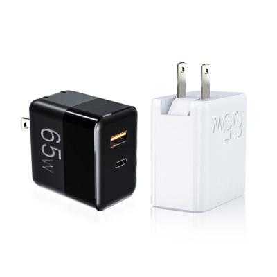 Κίνα GaN Charger For Mobile Phone iphone Charger Portable Quick Charge Adapter EU US UK Plug PD 65W USB GaN Charger προς πώληση