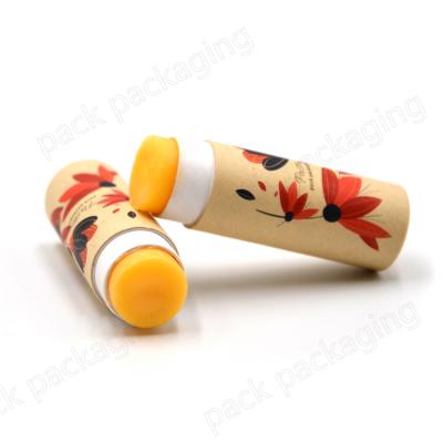 China Biodegradable Natural Lip Balm Cardboard Round Black Gift Box 0.3oz 0.5oz 1oz 1.5oz 2oz 2.5oz Cardboard Paper Packaging Tubes Ready To Ship for sale