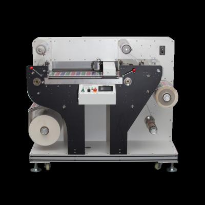 China Printing VD320 Automatic Label Die Cutter Slitter Slitter VD320 Roll 8 To Roll for sale