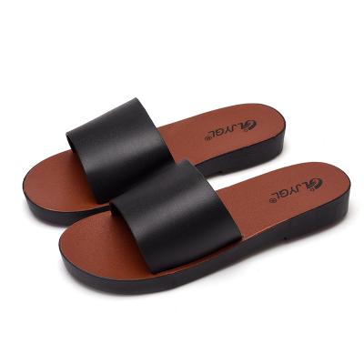 China 2021 Fashion Trend Low Price Suitable Low Price Hot Sale Flat Women's Sandals Slipper for sale