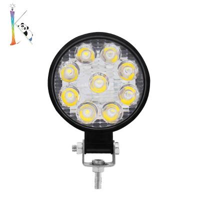 China klt wholesale aluminum 4inch led fog light 6000k 12v 24v 27w 48w 18w square car led work light for driving trucks boats for sale