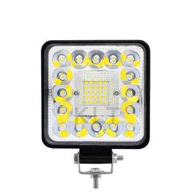 China New Arrival Aluminum 4 Inch Square Led Work Light 12v Car Led Work Light 48w Led Working Light For Trucks Automobiles Tractors for sale