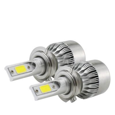 China Aluminum Auto Lighting System New C6 880 9005 9006 H1 H3 H7 H11 36w/72w Light Car Led Headlight Bulb For Car Light for sale